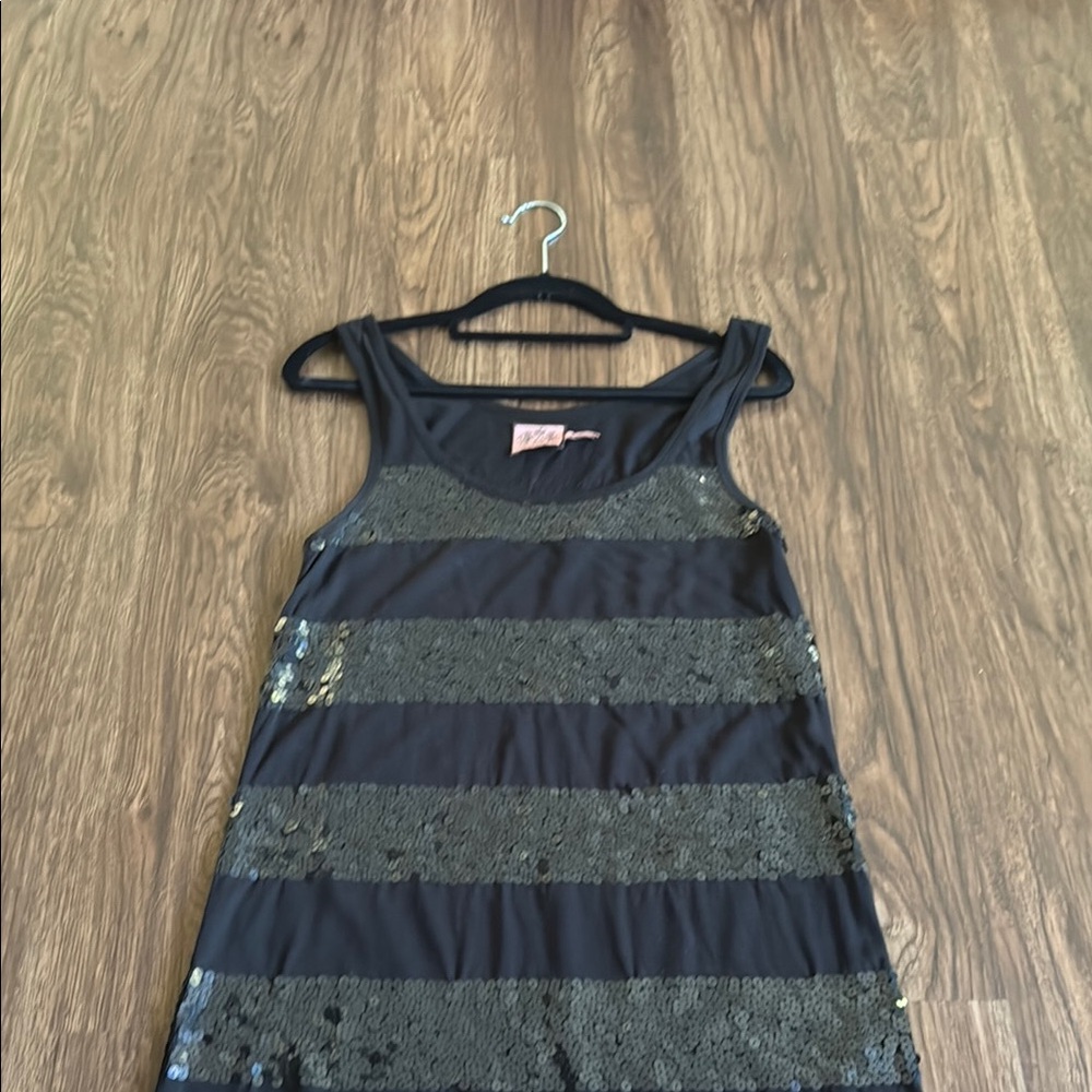 Juicy Couture Black Sequin Dress